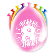 Feest Ballonnen - 8 jaar