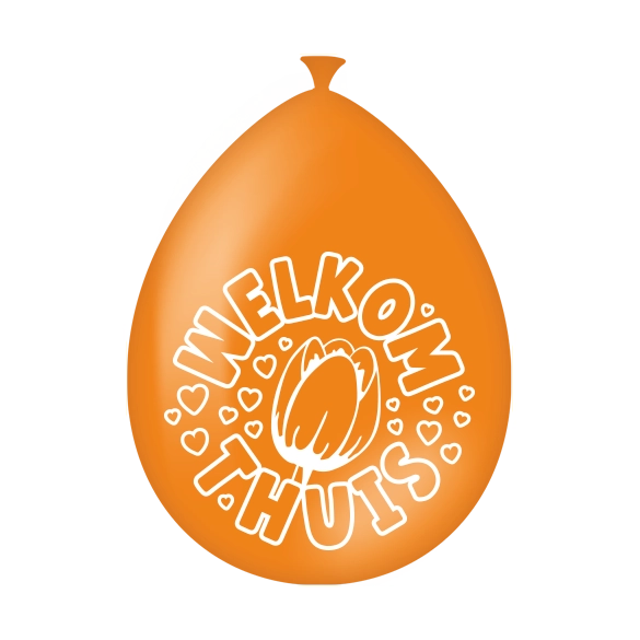 Feest Ballonnen - Welkom Thuis 8 stuks