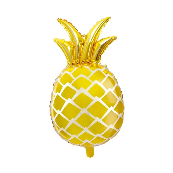 Folie ballon Ananas, 38x63cm, goud