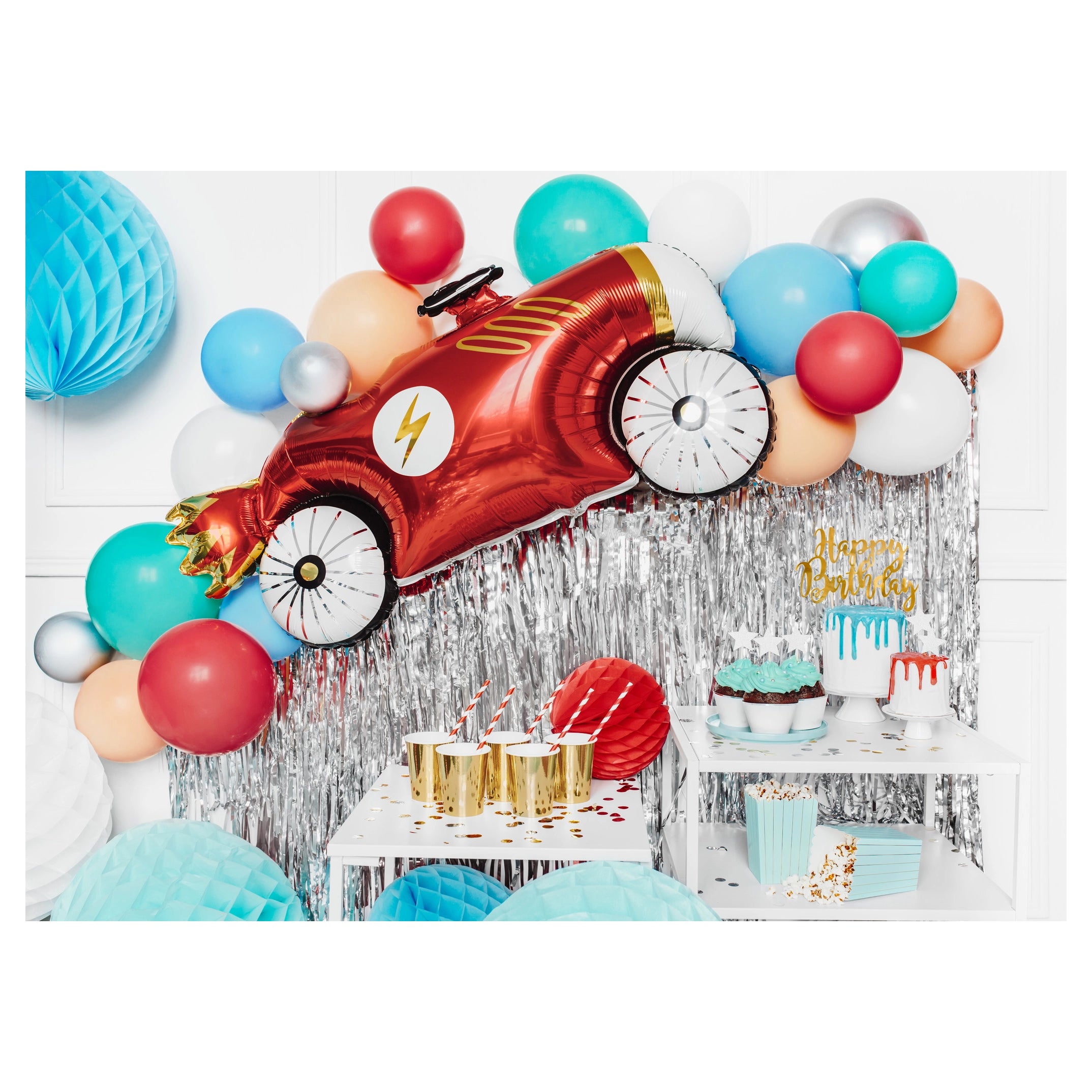 Folie ballon Auto, 111x63cm, mix