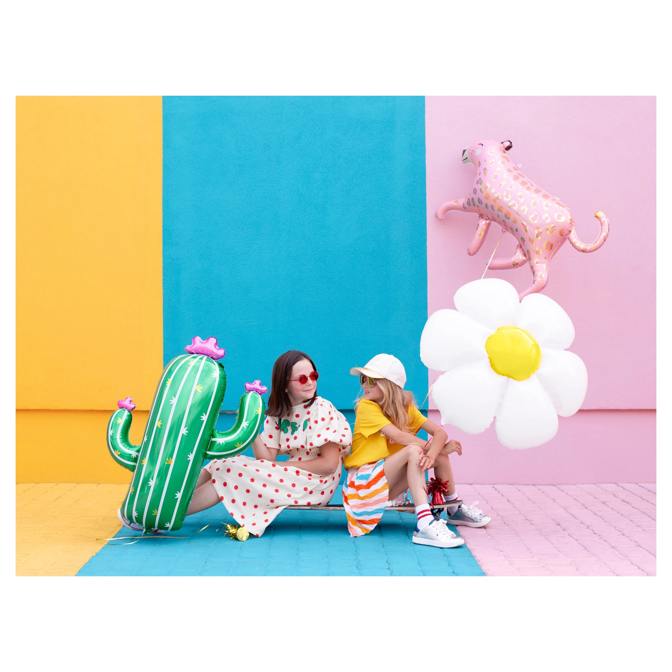 Folie ballon Cactus, 60x82cm, mix