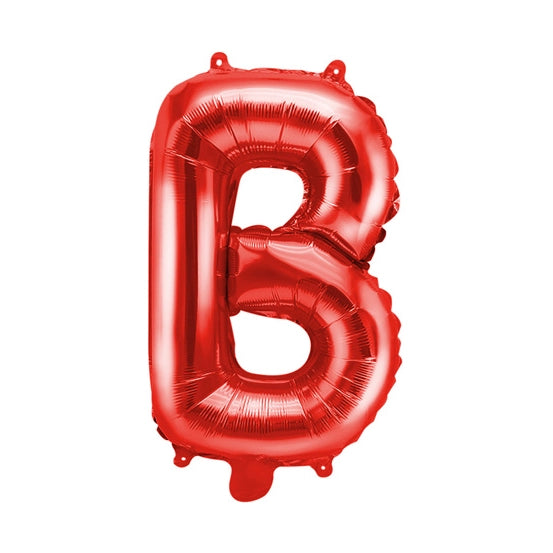 Folie Ballon letter ''B'', 35cm, rood