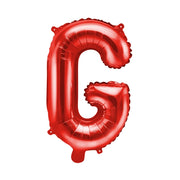 Folie Ballon letter ''G'', 35cm, rood