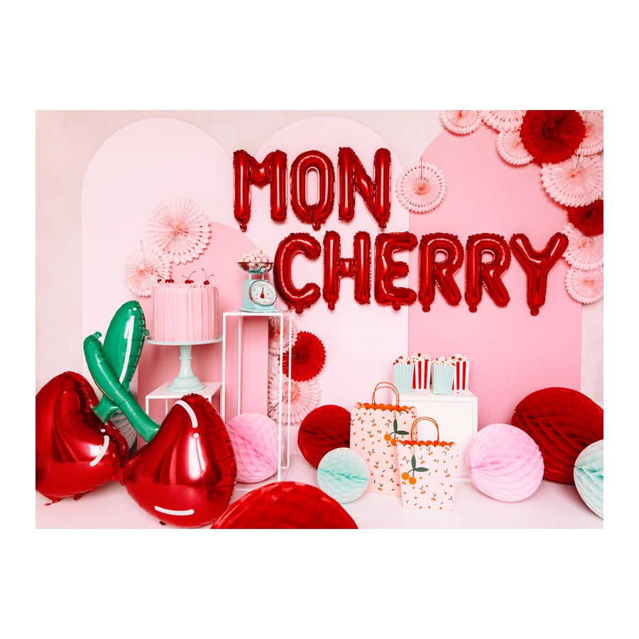 Folie Ballon letter ''U'', 35cm, rood