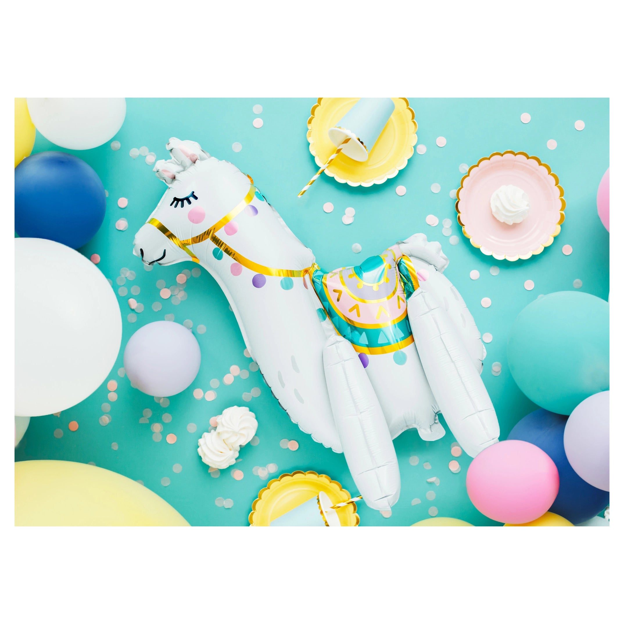 Folie ballon Llama, 39x61cm, mix