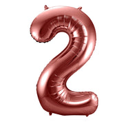 Folieballon 2 jaar brons 86cm