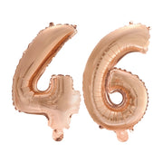 Folieballon 46 jaar Rosé Goud 41cm