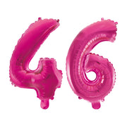 Folieballon 46 jaar roze 86cm