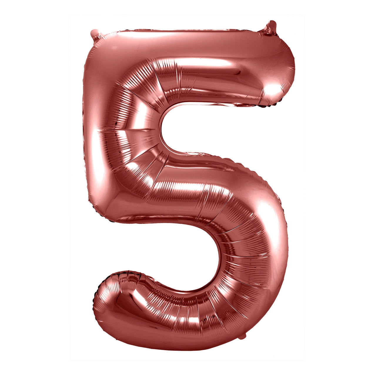 Folieballon 5 jaar brons 86cm