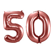 Folieballon 50 jaar brons 86cm
