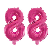 Folieballon 88 jaar roze 86cm
