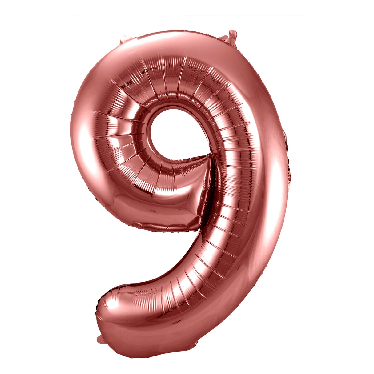 Folieballon 9 jaar brons 86cm