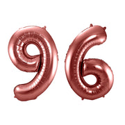 Folieballon 96 jaar brons 86cm