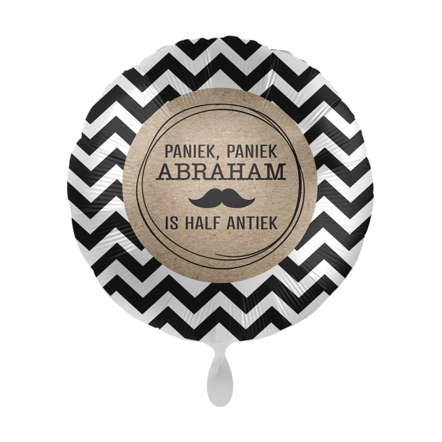 Folieballon Abraham half antiek 45cm