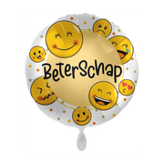 Folieballon Beterschap Smiley's 45cm