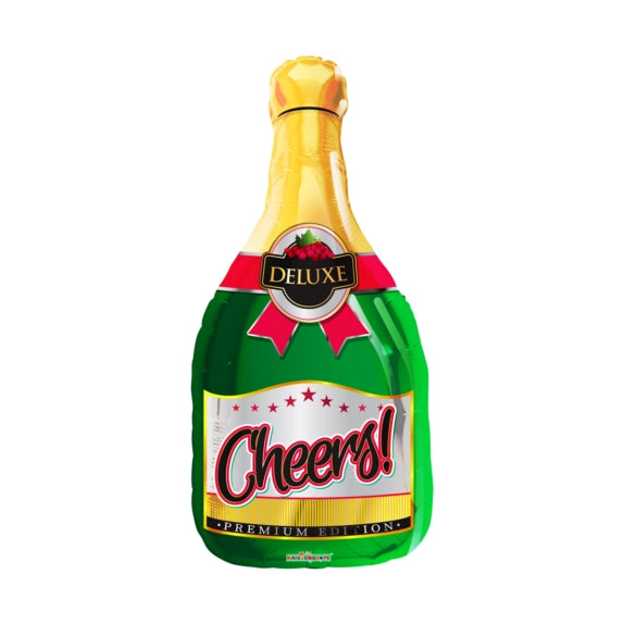 Folieballon Champagne Fles  - 91,4cm