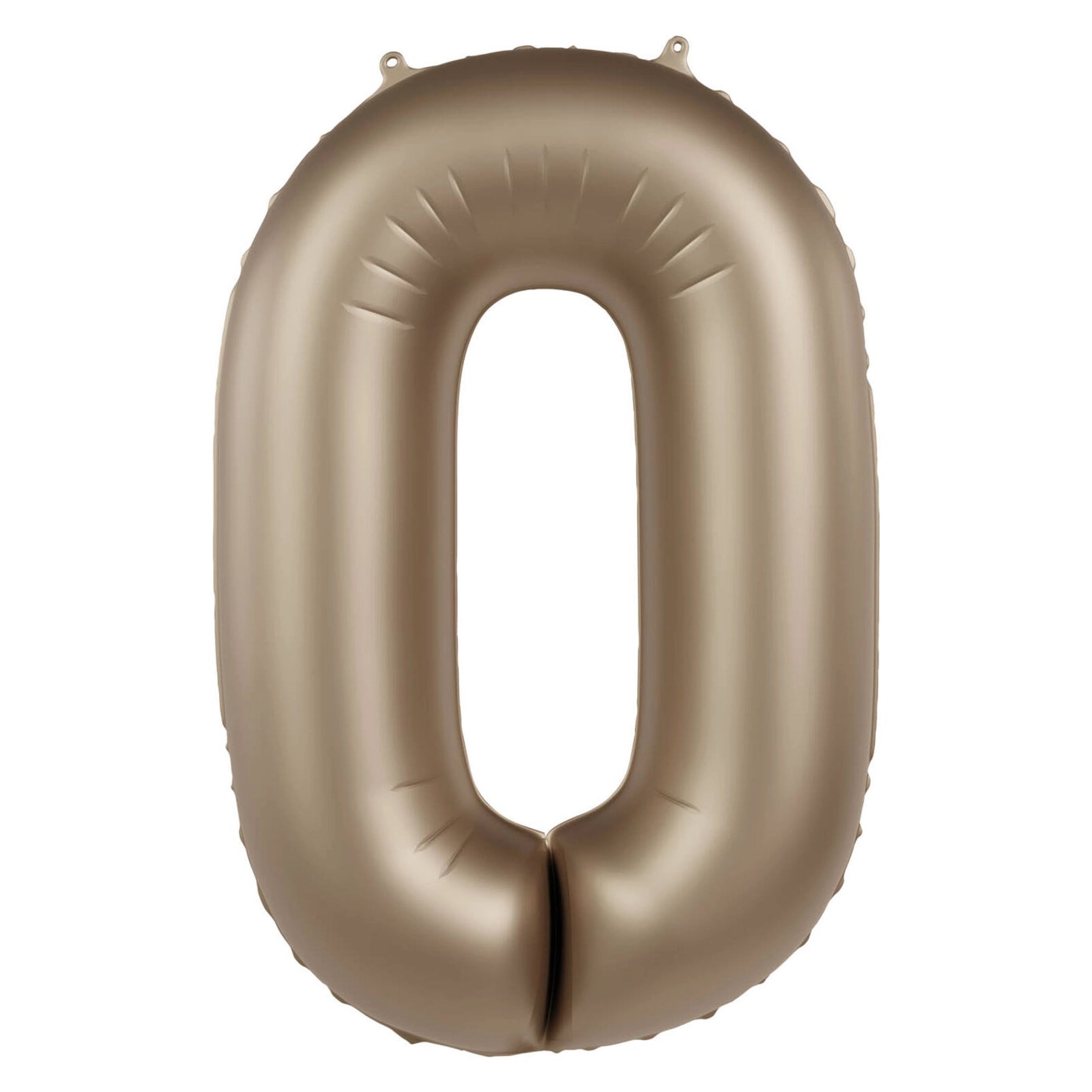 Folieballon Cijfer 0 - Starlight Gold - 86 cm