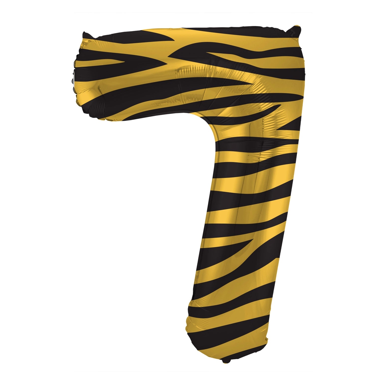 Folieballon Cijfer 7 Tiger Chic - 86 cm