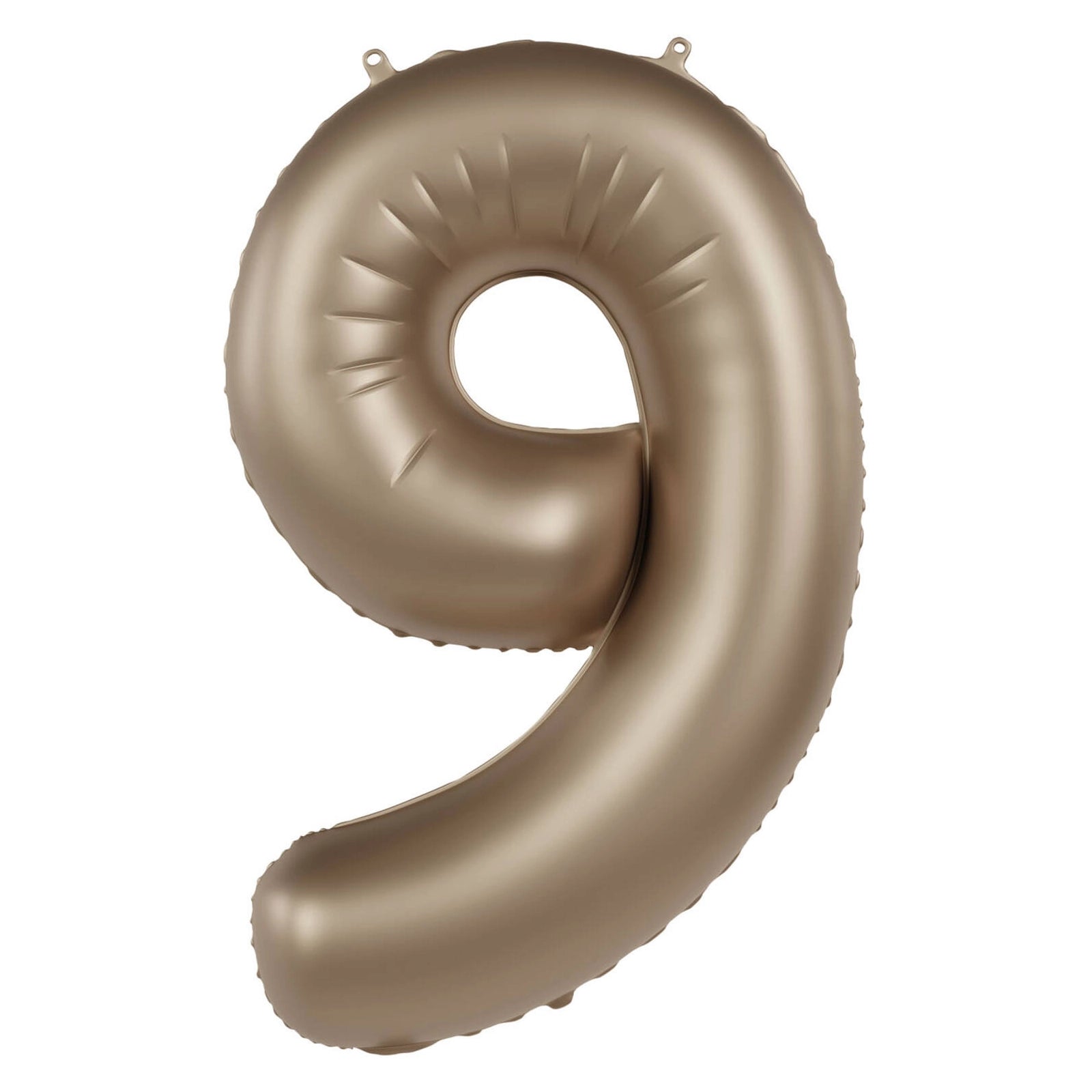 Folieballon Cijfer 9 - Starlight Gold - 86 cm