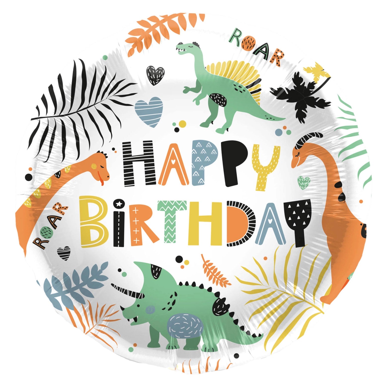 Folieballon Dino Roars - 45 cm