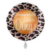 Folieballon Gefeliciteerd lekker ding 45cm