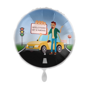Folieballon Gefeliciteerd met je Rijbewijs man 45cm