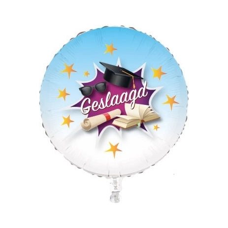 Folieballon geslaagd 45cm