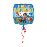 Folieballon Happy Birthday 43cm Paw Patrol