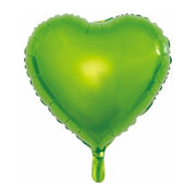 Folieballon hart - Licht groen - 46cm