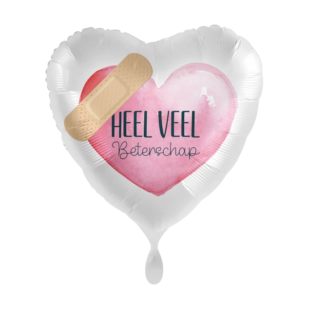 Folieballon Heel veel beterschap 45cm