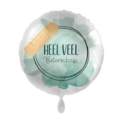 Folieballon Heel veel beterschap rond 45cm