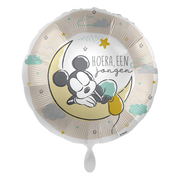Folieballon Hoera een jongen Mickey 45cm