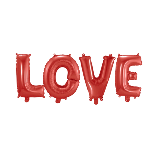 Folieballon LOVE - Letter Set - 41cm