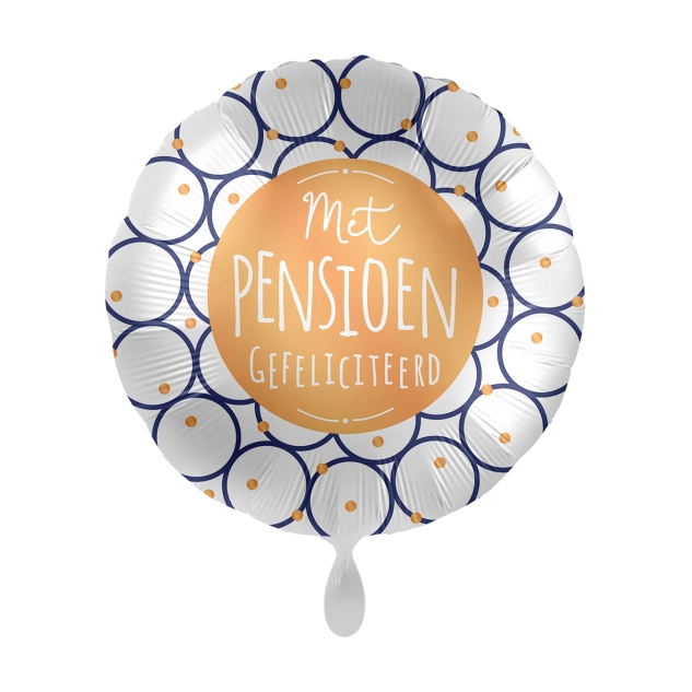 Folieballon Met Pensioen Gefeliciteerd 45cm