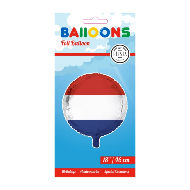 Folieballon Nederlandse Vlag - 46cm