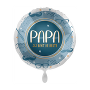 Folieballon Papa je bent de beste 45cm