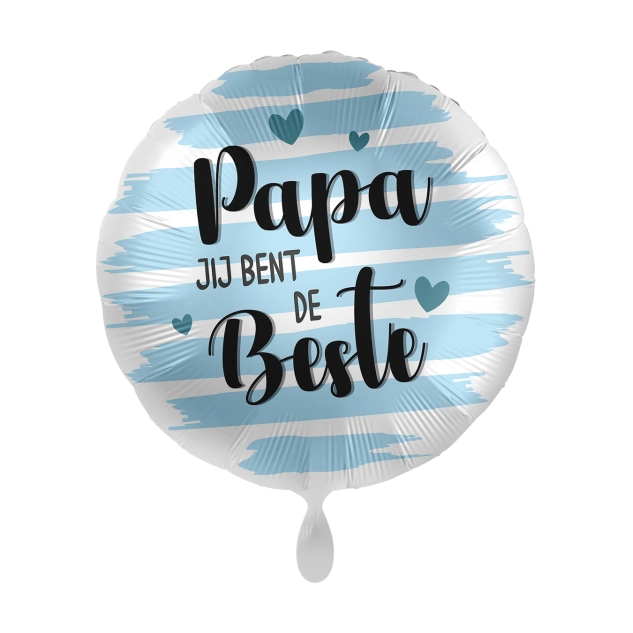 Folieballon Papa jij bent de beste 45cm