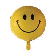 Folieballon Smiley - Geel - 46cm