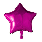 Folieballon ster - Donker roze - 46cm