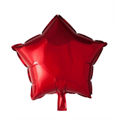 Folieballon ster - Rood - 46cm