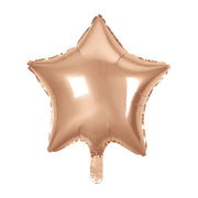 Folieballon ster - Rosé goud - 46cm