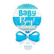 Folieballon XL Baby Boy 91cm