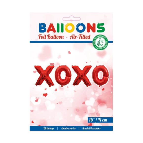 Folieballon XOXO - Letter Set - 41cm