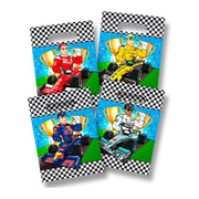 Formule 1 Uitdeelzakjes - 8 stuks - 16x23cm