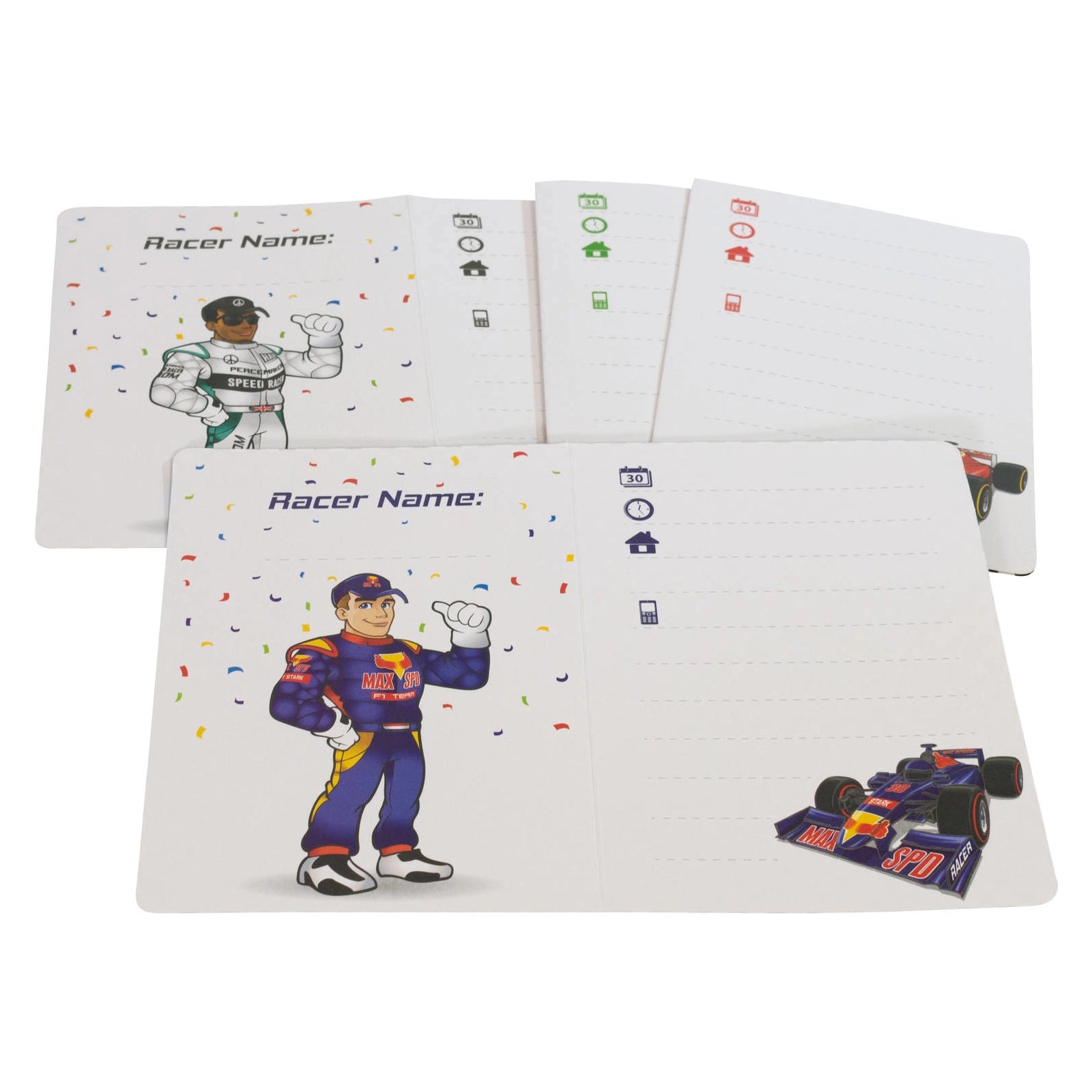 Formule 1 Uitnodigingen - 8 stuks