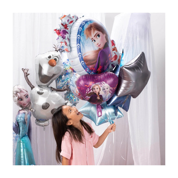 Frozen 2 folieballon hartvormig 43 cm