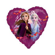Frozen 2 folieballon hartvormig 43 cm