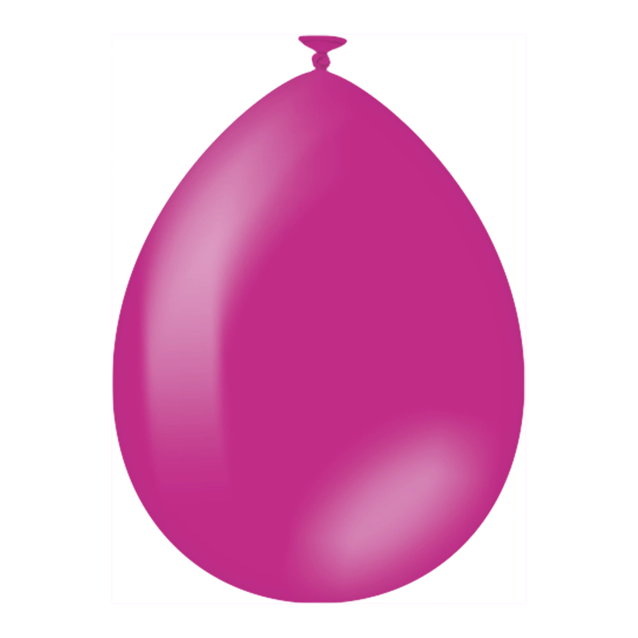 Fuchsia roze ballonnen 10 stuks 30cm