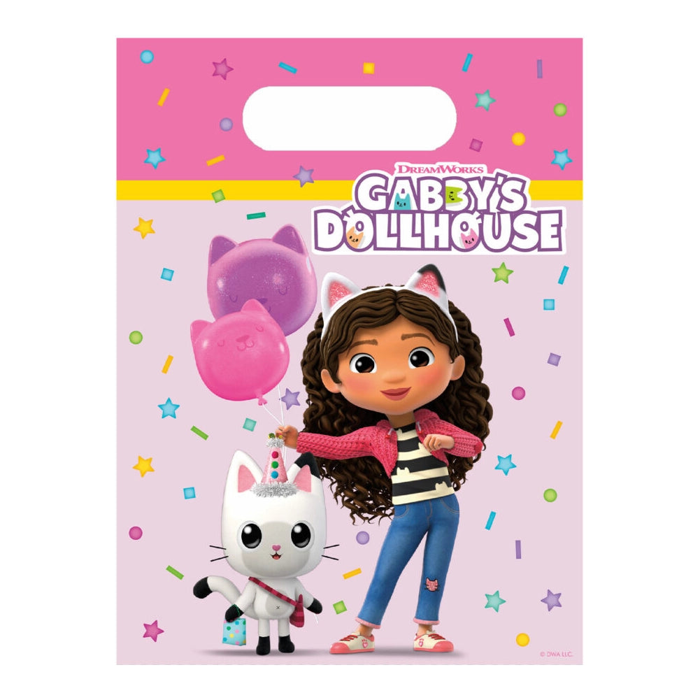 Gabby's Dollhouse plastic uitdeelzakjes 6 stuks