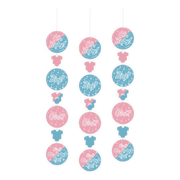 Gender Reveal - Hang decoratie - 3 stuks
